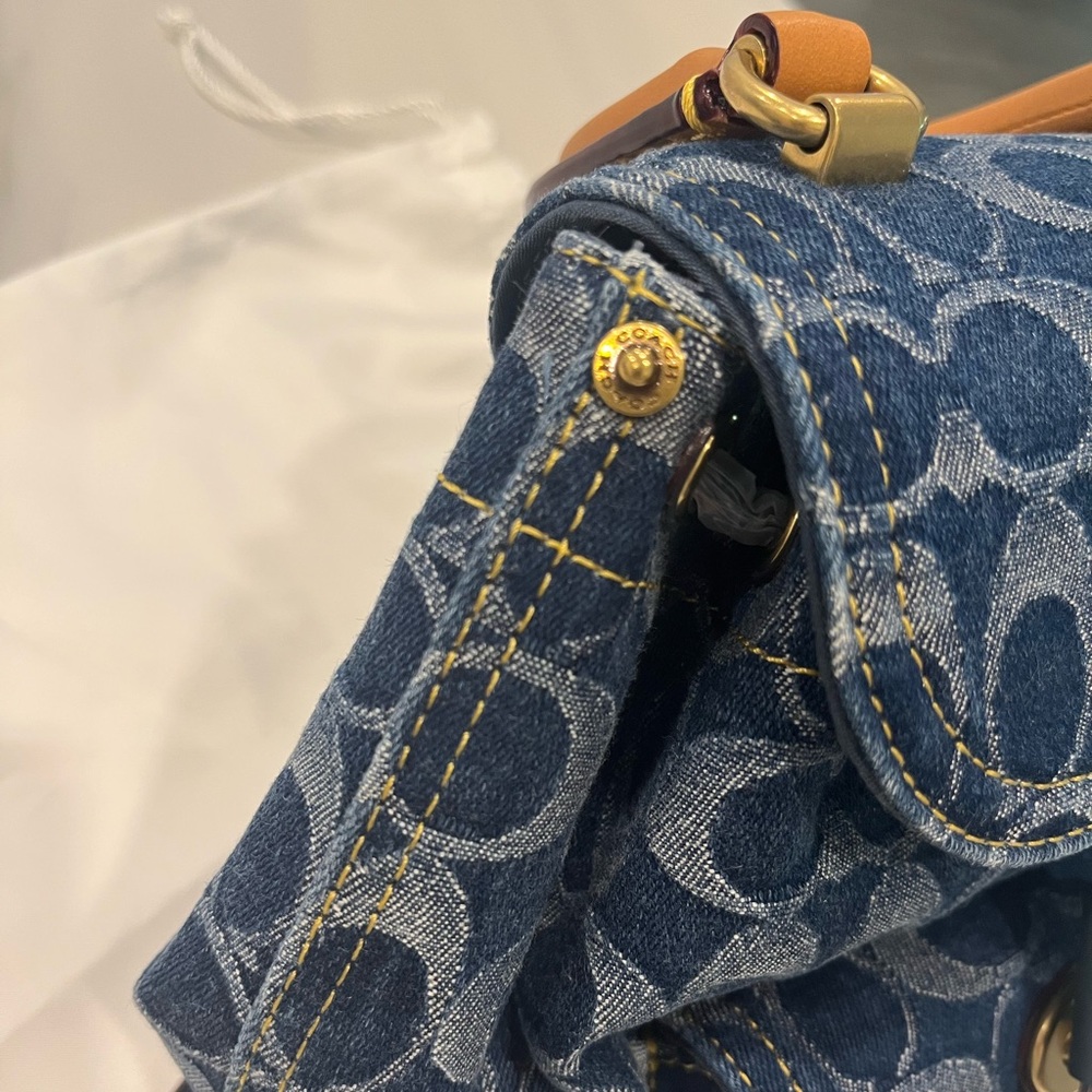 Coach Riya Backpack 21 in Signature Denim - Picture 11 of 11